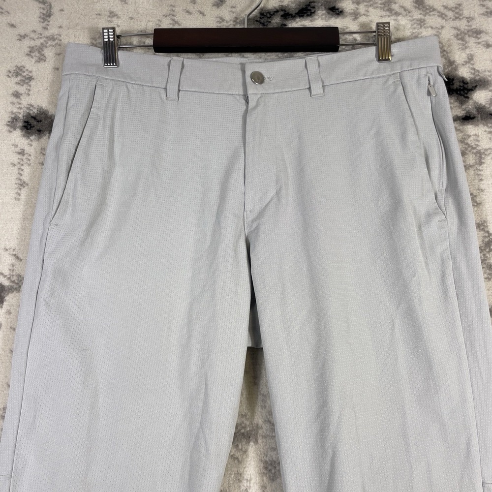 Lululemon Commission‎ Pants Mens Size 35x29 Ventlight Silver Stretch Office Golf - Picture 3 of 15